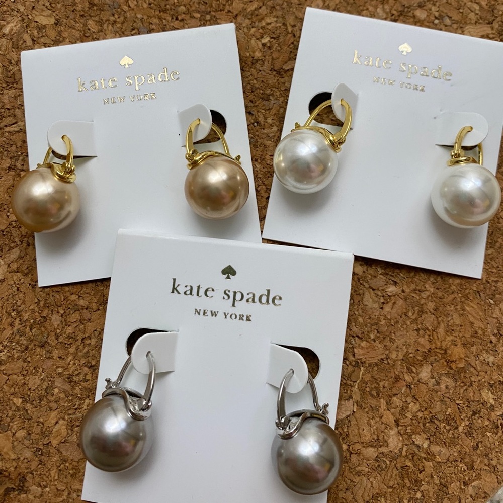 Kate Spade pearl earring